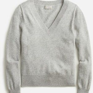 NWOT J. Crew Cashmere V-Neck Sweater